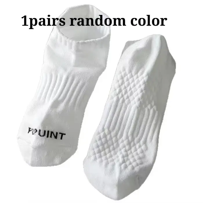 Chaussettes de sport blanches pour hommes, 5 paires, chaussettes athlétiques respirantes à coupe bas