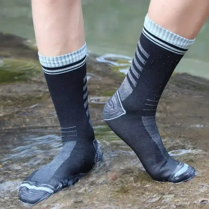 Chaussettes imperméables respirantes pour activités de plein air