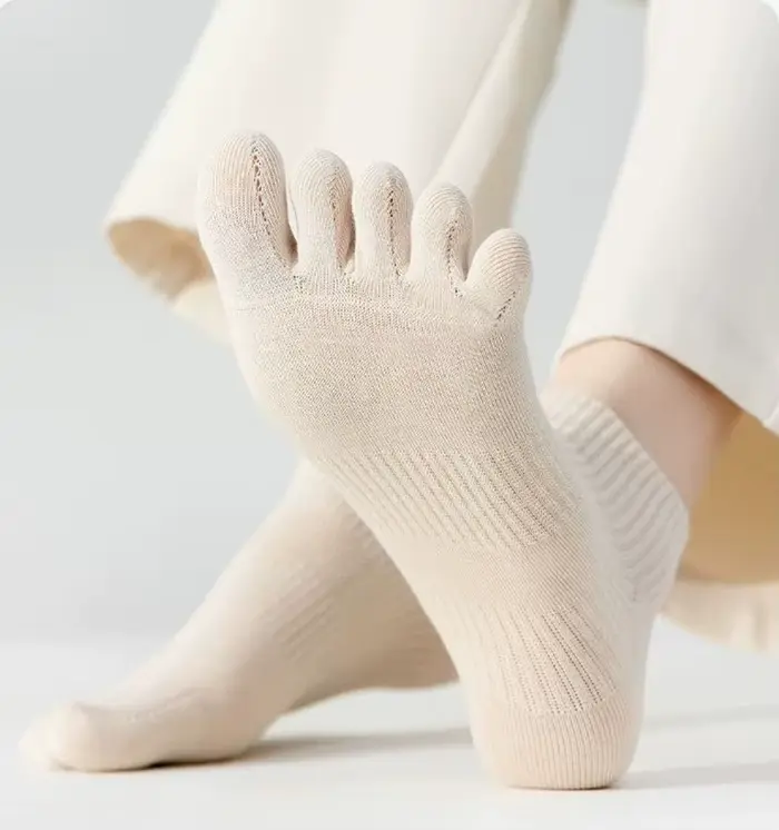 Chaussettes d'Été Fines à Cinq Doigts pour Femme