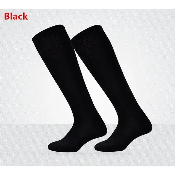 Chaussettes de sport pour hommes, respirantes au-dessus du genou, chaussettes longues de football