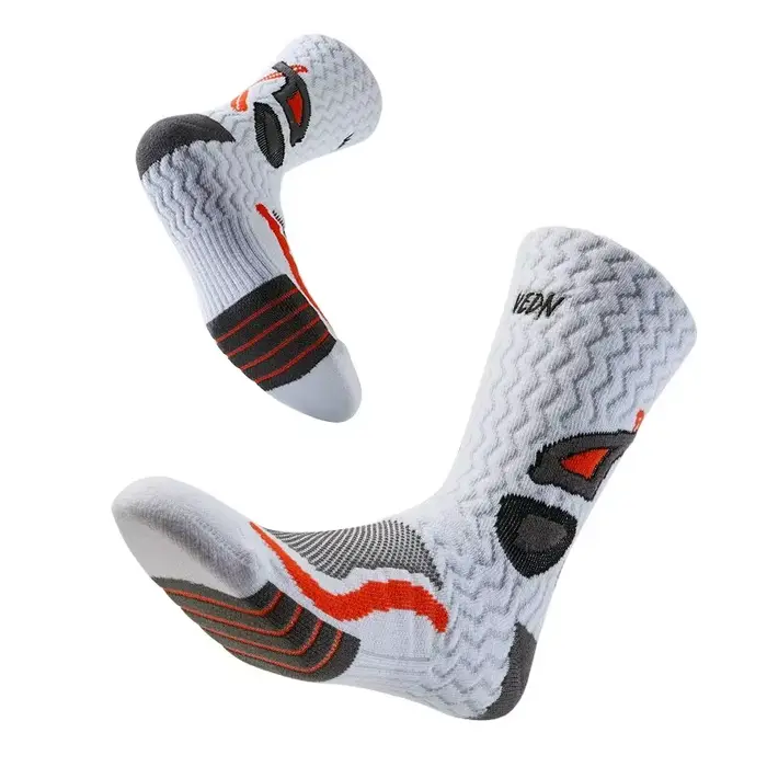 Chaussettes de Sport à fond de serviette pour hommes 9-12, respirantes, antidérapantes, coupe haute,