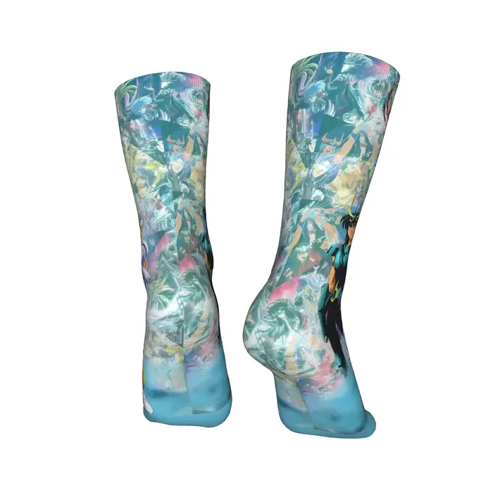 S-Saints Anime s-seiyas bas chaussettes femmes hommes moyen doux