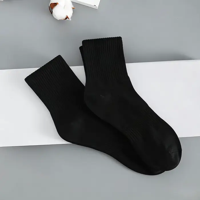1/5 paires de nouvelles chaussettes de sport 100% pur coton chaussettes de sport en coton