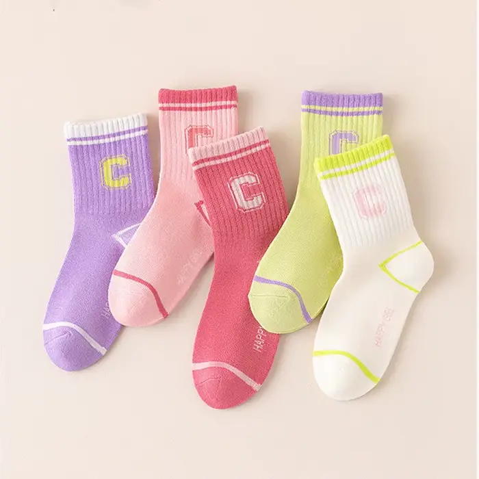 5 paires de chaussettes de sport pour enfants