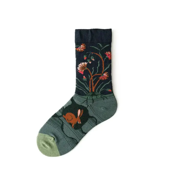 Chaussettes de marée unisexes, Tube haut, tendance, Illustration artistique, chaussettes de sport po