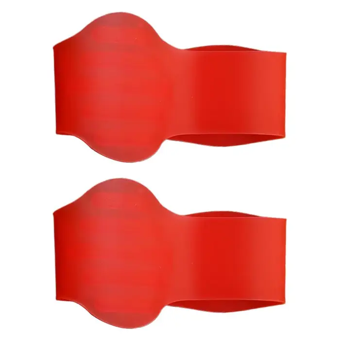 Manchons de fixation antidérapants pour chaussures de football, bandes élastiques en silicone pour m
