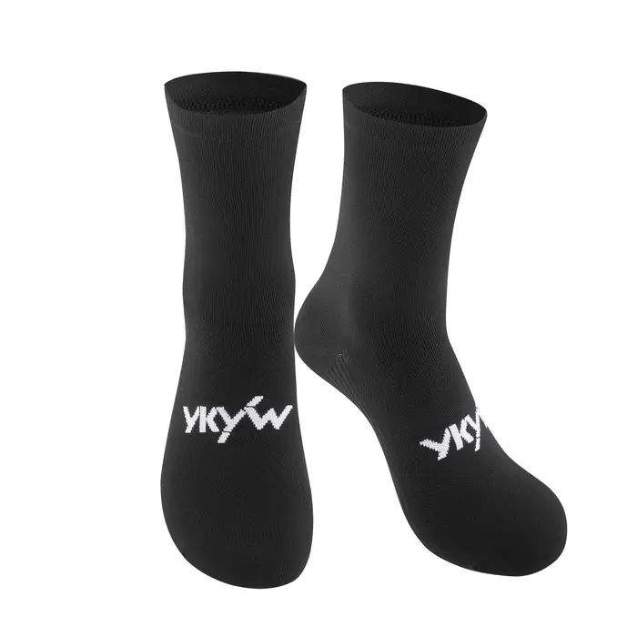 YKYWBIKE 2026 Chaussettes de sport unisexes micro-réfléchissantes pour vélo de route, course à pied 