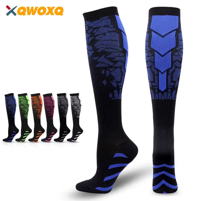 Chaussettes de compression de sport professionnelles pour femmes et hommes