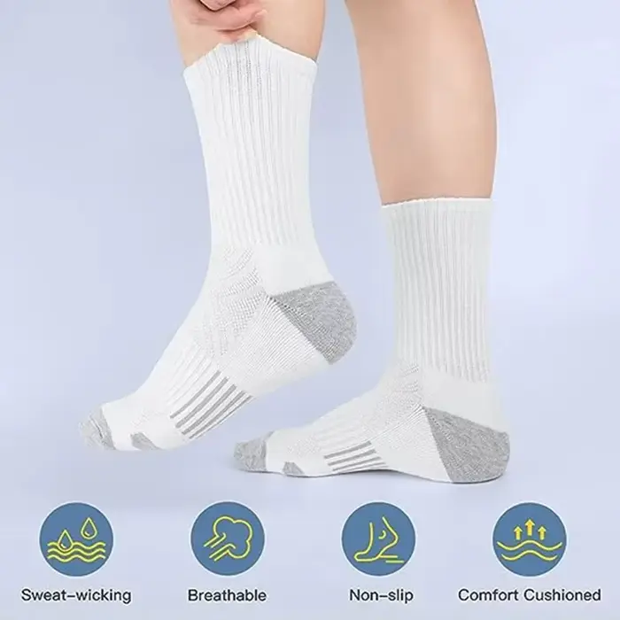 3 paires de chaussettes de gymnastique en plein air pour hommes
