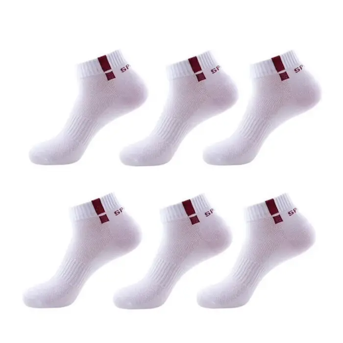 6 paires/pack coton sport hommes chaussettes coton haute qualité Anti odeur absorbant la sueur print