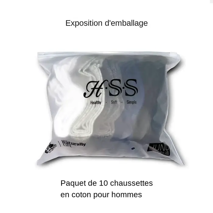 Chaussettes en coton mélangé pour hommes