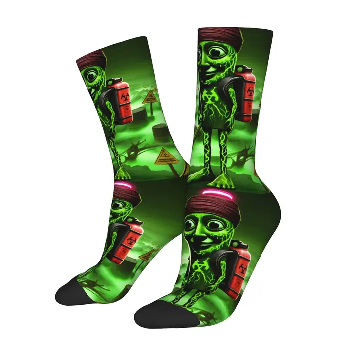Chaussette drôle pour hommes Tung Tung Sahur cerveau italien Hip Hop Harajuku bonne qualité motif im