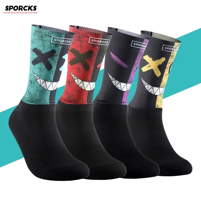 Démon chaussettes de cyclisme hommes