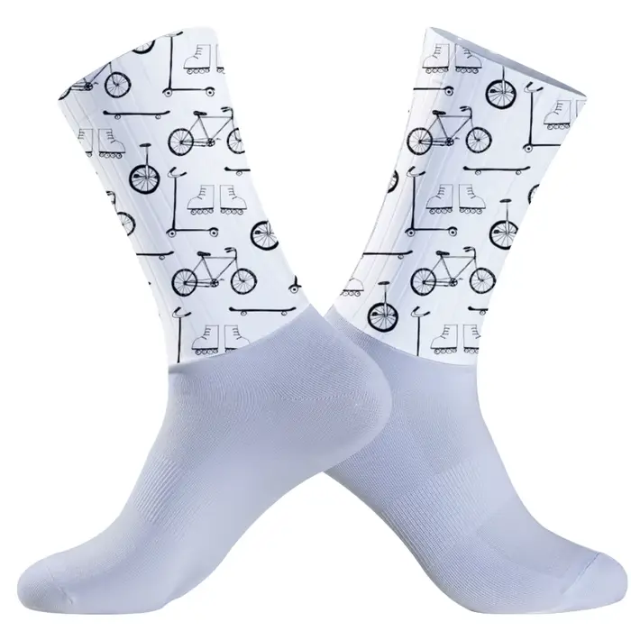 Chaussettes de sport à compression pour cyclisme en plein air