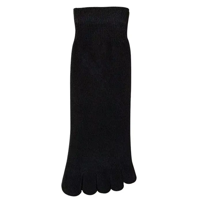 Chaussettes à cinq doigts pour hommes, en pur coton, à cinq orteils, absorbant la sueur, Tube moyen,