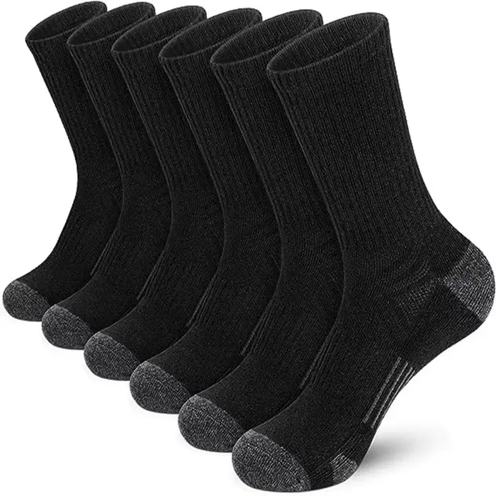 6 paires/ensemble de chaussettes de Sport confortables et douces pour hommes, adaptées à toutes les
