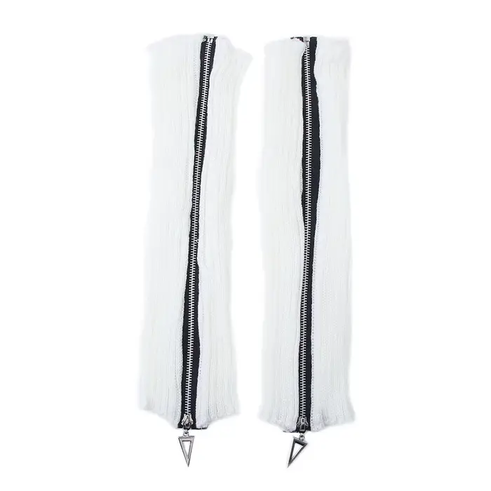 Harajuku – chaussettes de bottes de personnalité, couleur unie, tricot, jambières pour femmes, ferme