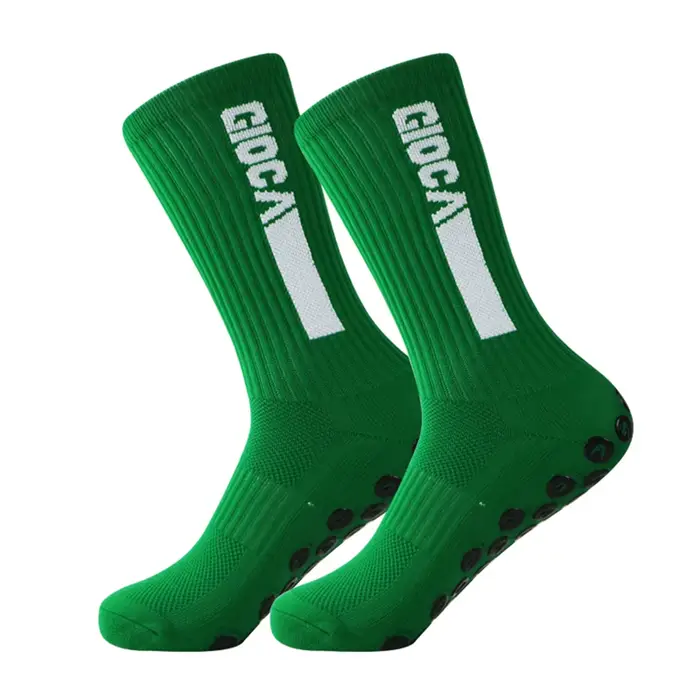 1 paire nouveaux hommes femmes anti-dérapant Silicone sport chaussettes de Football absorbant la sueur respirant