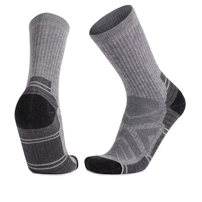 Chaussettes en laine mérinos pour hommes et femmes, chaussettes de course, de randonnée, douces et l