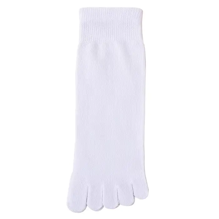 Chaussettes à cinq doigts pour hommes, chaussettes à cinq orteils en pur coton, absorbant la sueur,
