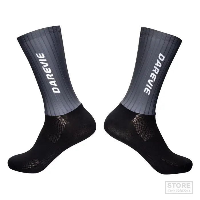 Haute DAREVIE chaussettes de cyclisme Aero Speed chaussette Pro sport pour hommes anti-dérapant resp