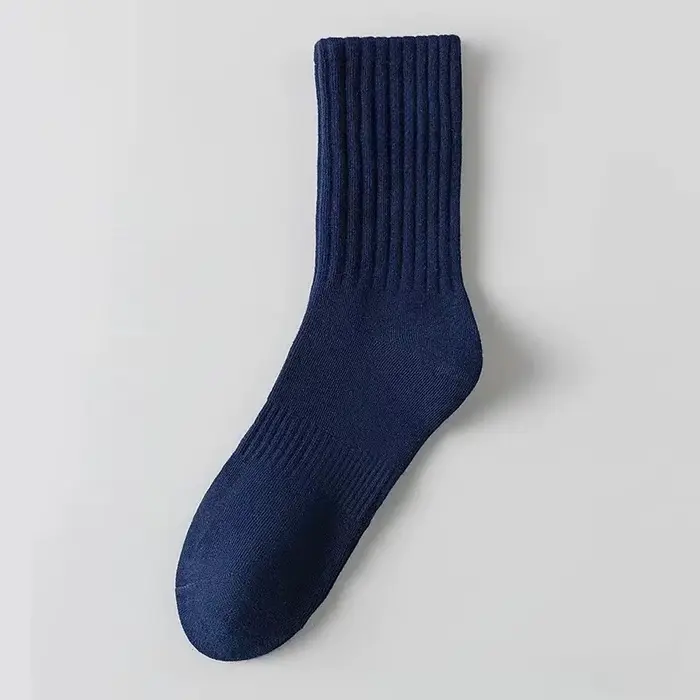 Chaussettes en pur coton anti-odeur, adaptées à toutes les saisons, 100% coton Xinjiang, chaussettes