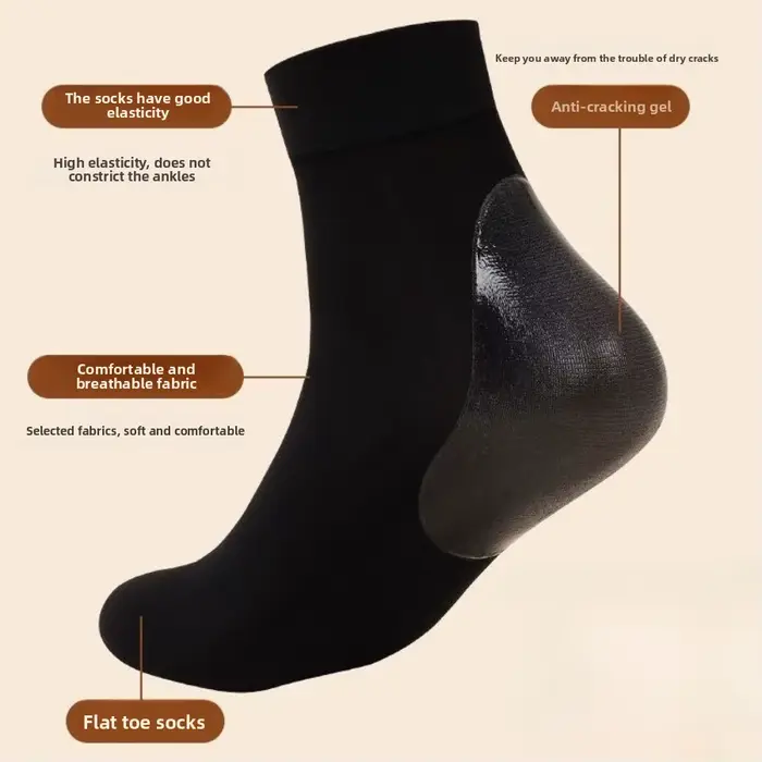 Chaussettes de protection en silicone pour les talons