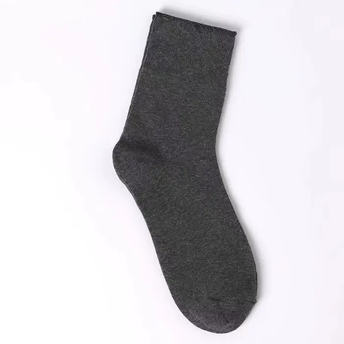 10 pièces = 5 paires de chaussettes à bouche ample pour diabétiques, prévient les varices, en coton,