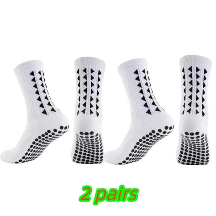 Chaussettes de sport antidérapantes professionnelles pour hommes et femmes – Chaussettes de football