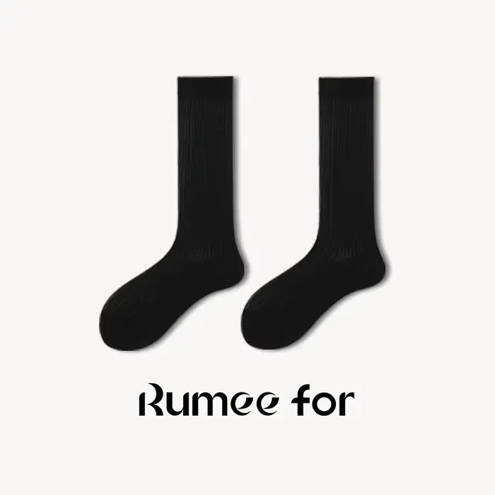 Chaussettes mi-tube en coton pour femmes, chaussettes mi-tube, chaussettes de style ballet, chausset