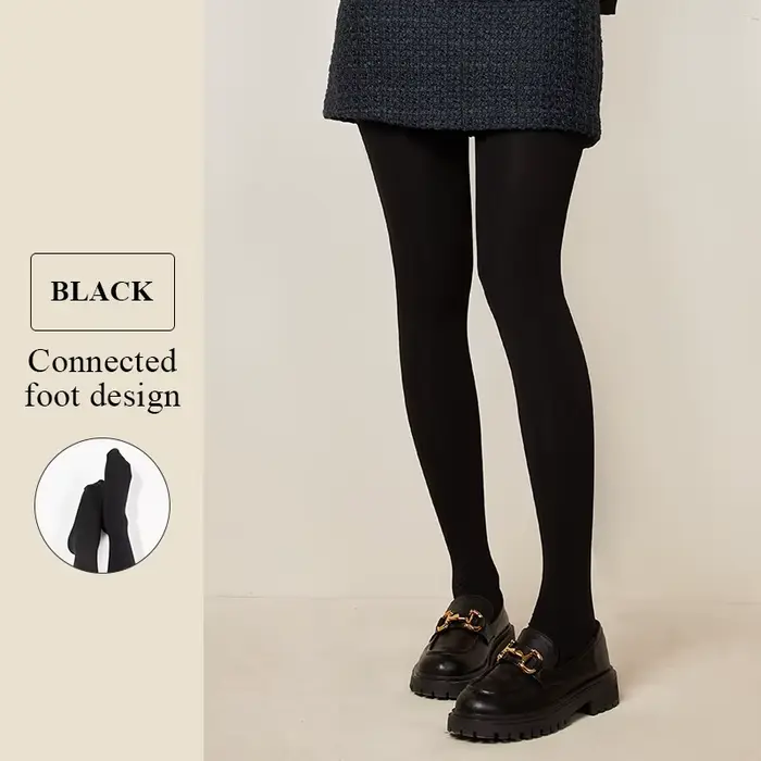 Kave collants nus/noir automne et début d'hiver collants en velours chaud pour les femmes Stress jam