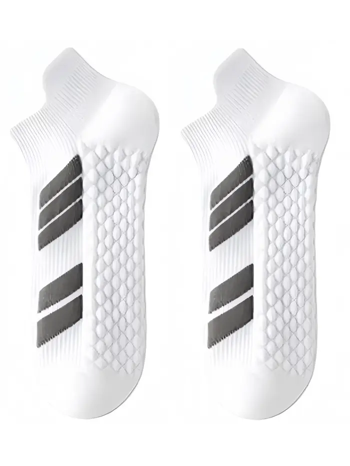 10 paires de chaussettes de sport noires à coupe basse pour hommes et femmes, respirantes, absorbant