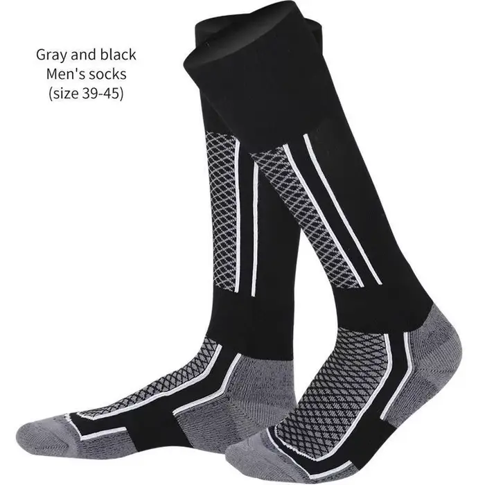 1 paire de bas de Ski chauds d'hiver, chaussettes de randonnée épaisses pour femmes et hommes, Anti-