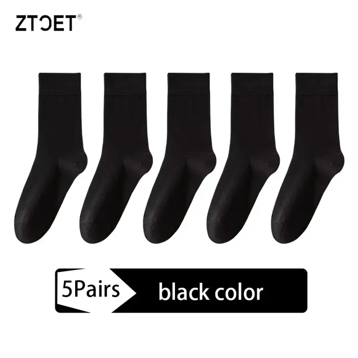 Chaussettes en coton peigné pour hommes de haute qualité suture désossée nouveau décontracté respira