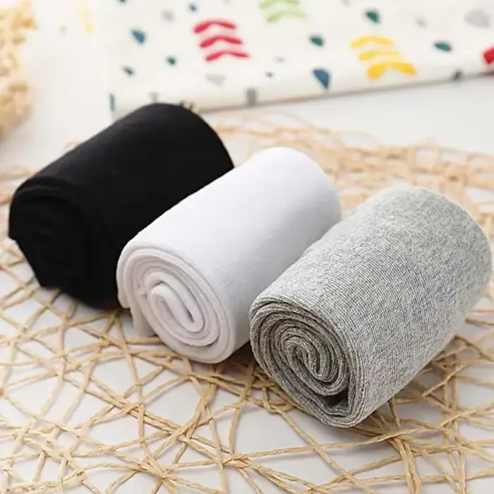 Chaussettes hautes en coton pour enfants