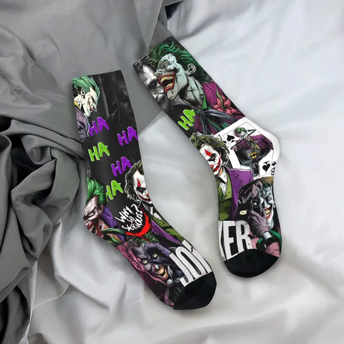 Nouveauté Happy Crazy Jokered bas chaussettes pour hommes qualité chaussettes drôles hiver escalade 