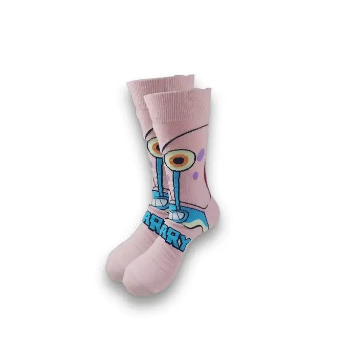 Nouvelles chaussettes amusantes de style dessin animé, personnalisées, originales, pour hommes et fe
