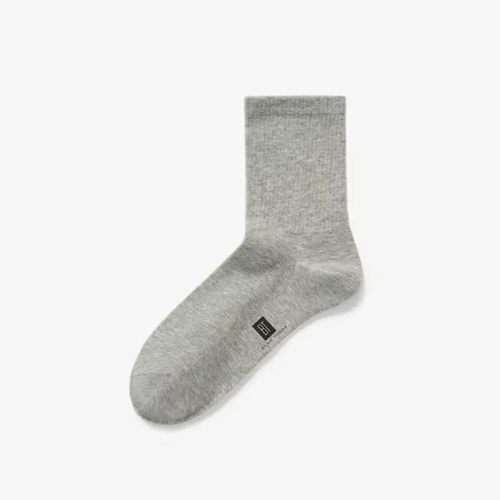 BEAUTODAY chaussettes de sport femmes coton couleur unie respirant mi-mollet chaussettes doux dames