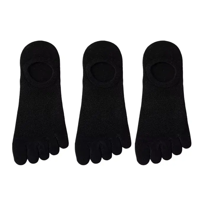 3 paires/lot chaussettes pour hommes respirant sueur nouveauté orteil chaussettes mode décontracté r