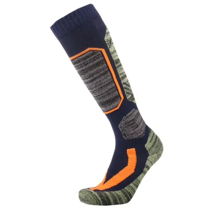Chaussettes thermiques d'hiver en coton pour adultes, pour hommes et femmes, chaudes, pour cyclisme 