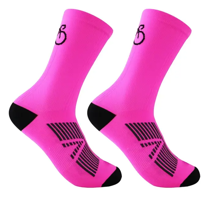 Chaussettes de cyclisme chaussettes de compression de haute qualité chaussettes de football basket-b
