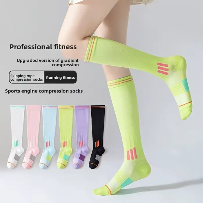 Chaussettes de sport à tube haut pour femmes