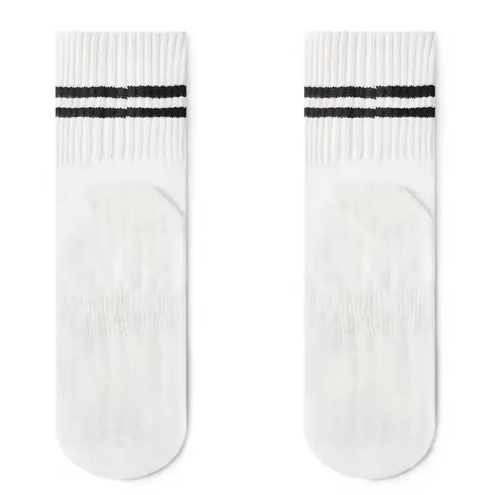 Chaussettes de Pilates antidérapantes pour femmes avec grip, 1 paire de chaussettes de yoga pour bar