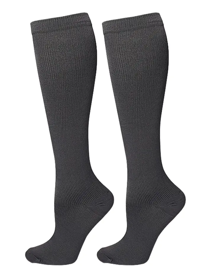 Chaussettes de compression de qualité médicale pour la course à pied, les sports, les soins infirmie