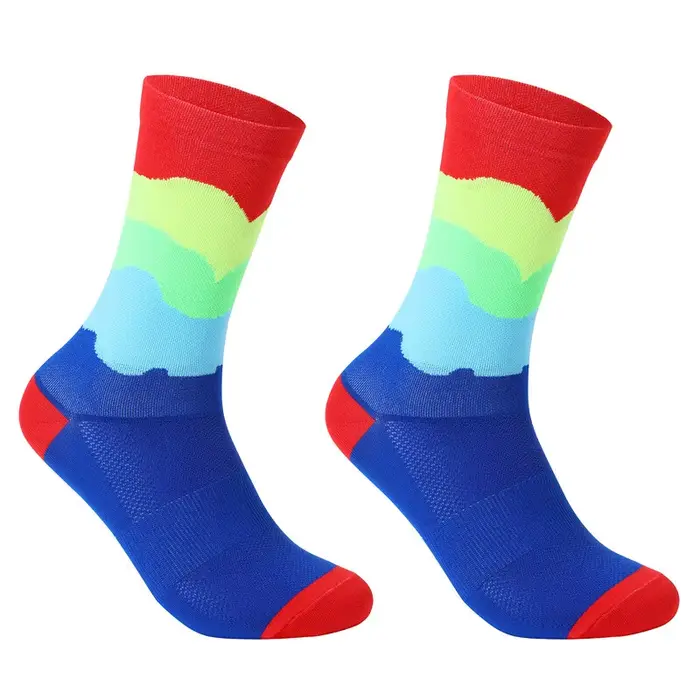 Nouvelles chaussettes de Sport unisexe chaussettes de cyclisme hommes chaussettes de Sport de plein 