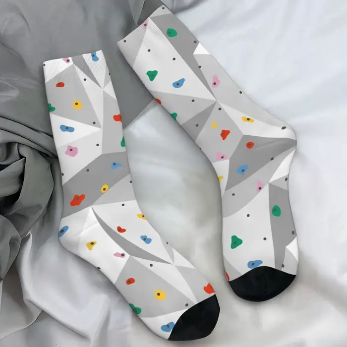 Chaussettes pour hommes Bouldering escalade mur bas hiver mode haute qualité chaussettes motif escal