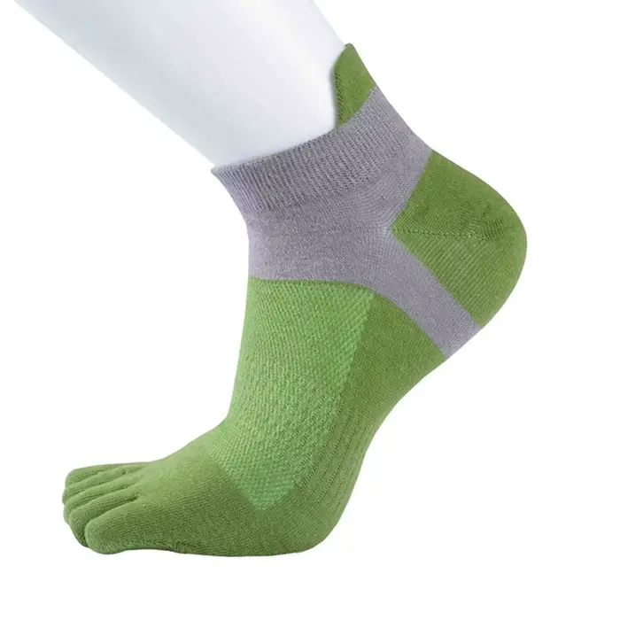 Five Parker-Chaussettes de sport invisibles en coton pour hommes, anti-friction, patchwork, courtes,