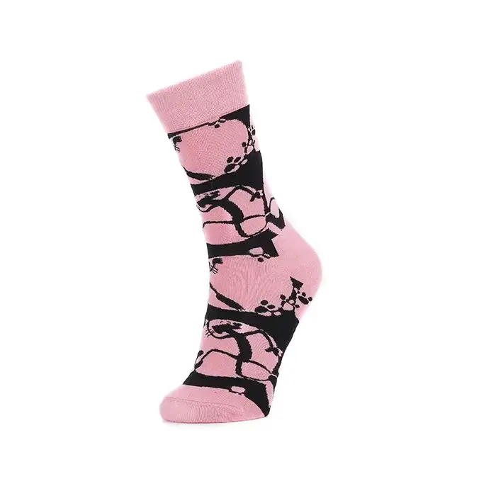 Tide-Chaussettes en coton pour hommes, style de rue, mode européenne et américaine, marque animale