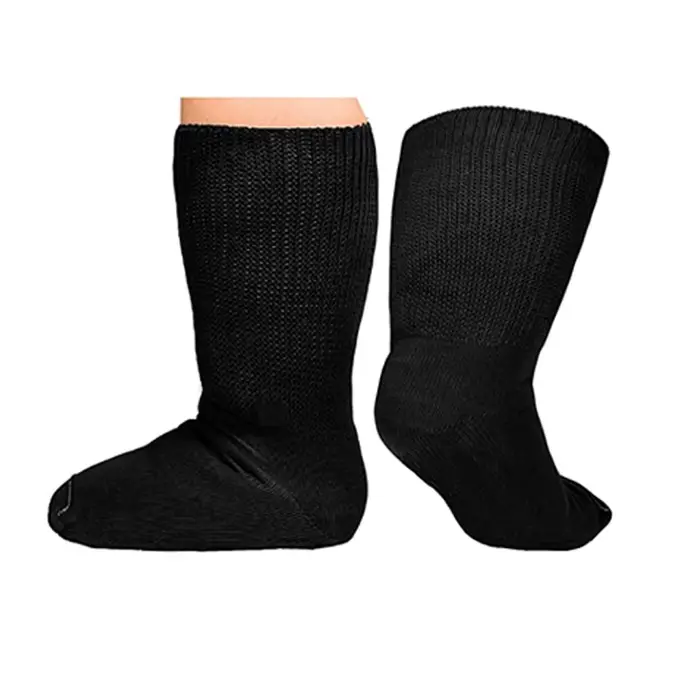 Chaussettes Diabétiques Extra Larges Grande Taille, Sans Coutures, Dessus Ample, Antidérapantes, en 