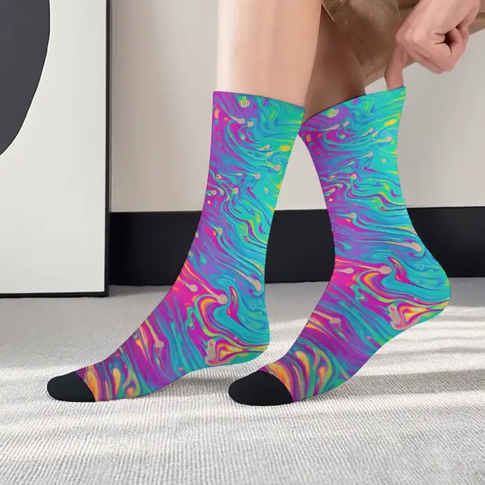 Chaussettes Fluid Art antidérapantes